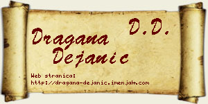 Dragana Dejanić vizit kartica